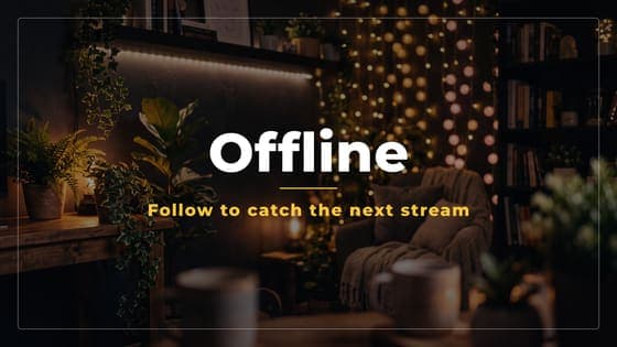 Free Cozy Offline screen for Twitch, 1920 x 1080 PNG