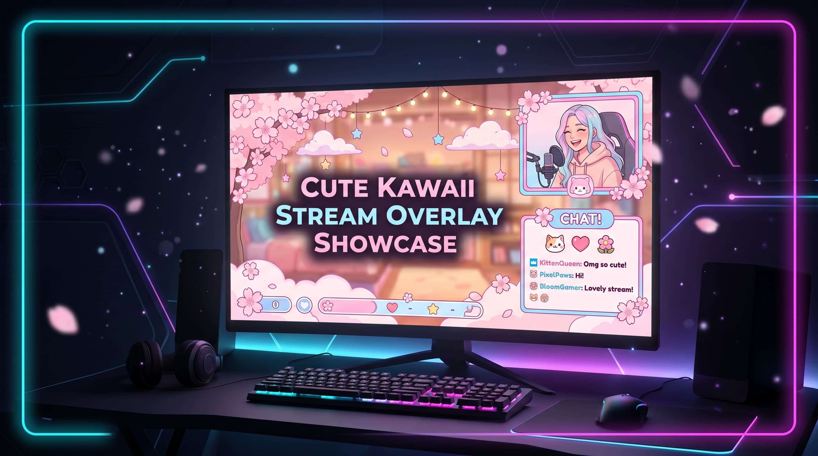 Best Cute & Kawaii Stream Overlays for Twitch (2026)
