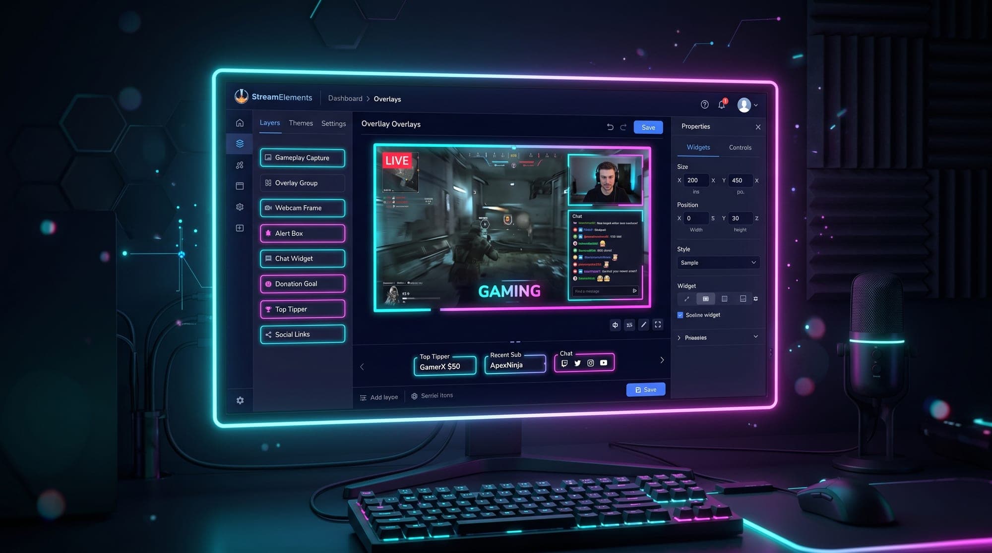 How to Add Overlays to StreamElements (Editor + OBS Setup)