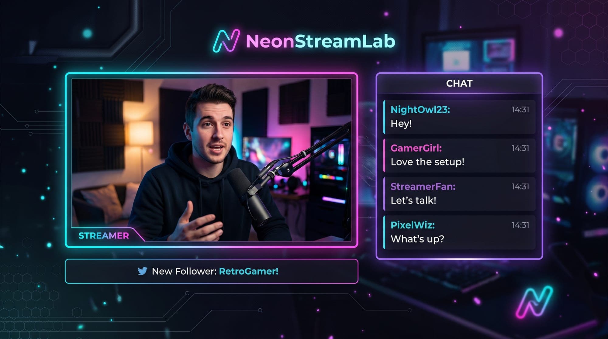 How to Make a Just Chatting Overlay for Twitch (OBS Guide)